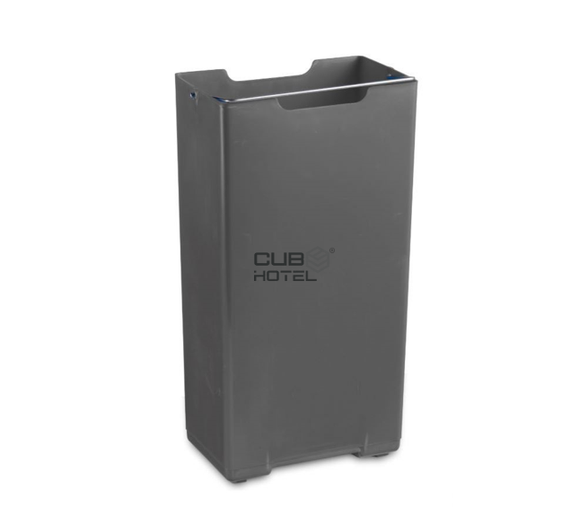 10L Grey Bucket with Metal Handle